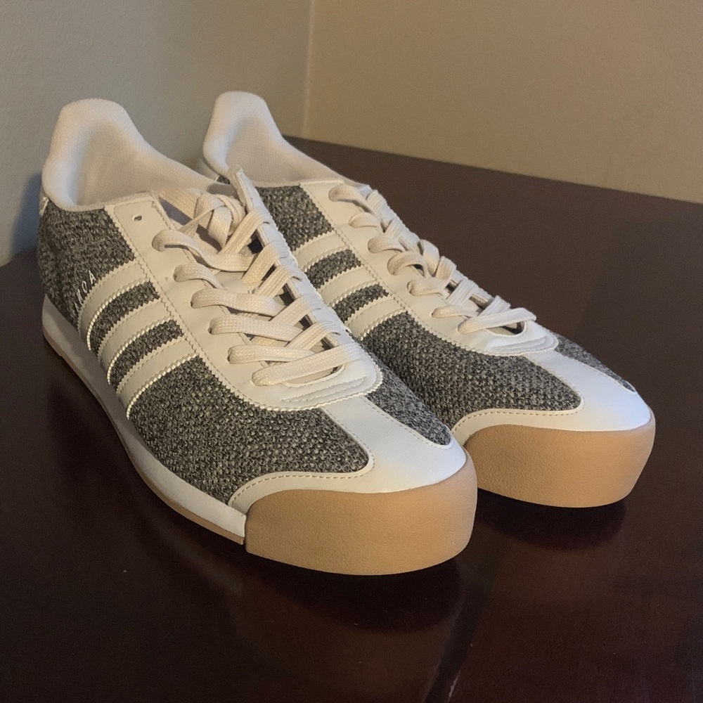 Adidas Gray and White Casual Sneakers - Picture 2 of 5